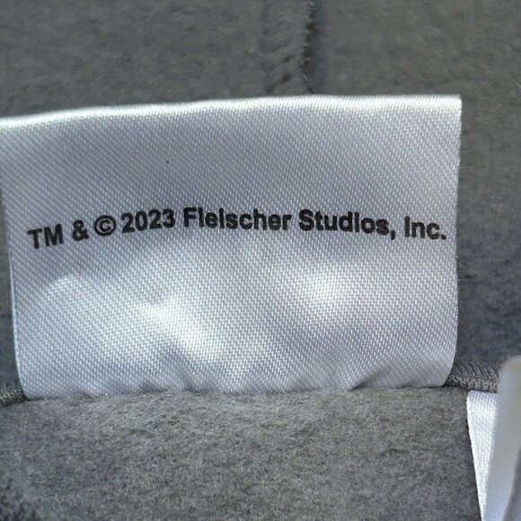 Betty Boop Hoodie Womens Medium Born to Ride Motorcycle Club Los Angeles Gray - Picture 11 of 11